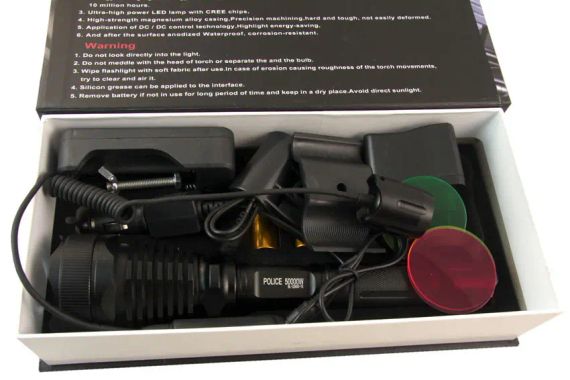 Світлодіодний ліхтар BL-2800-T6 50000W, тактичний ліхтар, ліхтар із кнопкою | Зображення 6