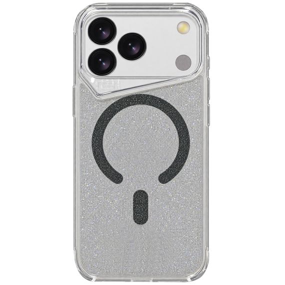 Чохол TPU+PC Gear4 Crystal Palace Shine with Magnetic Fit для Apple iPhone 17 Pro / 18 Pro (6.3") Clear