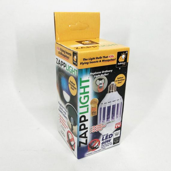 Світлодіодна лампа для комах Zapp Light, електрична пастка для комах, протимоскітна лампа CJ-500 від комарів