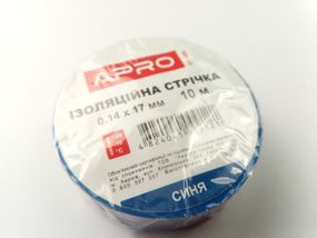 Ізострічка APRO (ET-10 Blue) 17 мм*10 м синя