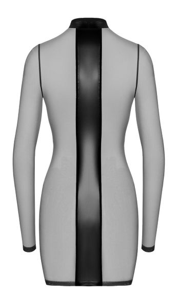 Сукня Noir Handmade F369 Crossfire Mesh & Wetlook Mini dress XL Sex Aura | Зображення 5