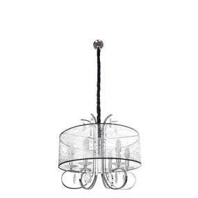 Люстра подвесная прованс с абажуром E14 60W CH (BL-061S/6)