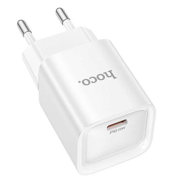 МЗП Hoco C146A Charm PD20W (1USB-C) White | Зображення 1