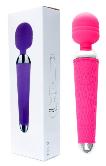 Вибромассажер Boss Series - Massager Power Wand USB Pink 16 Function, BS2200036 sexstyle