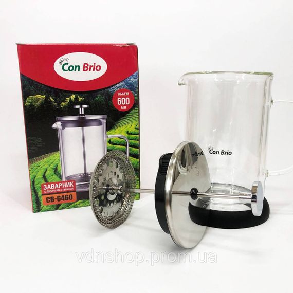 Елегантний прес для чаю, Френч-прес місткий, Оригінальний заварник для чаю Прес-заварник LV-60 | Зображення 7