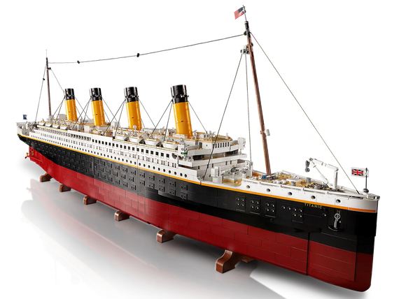 Блочный конструктор Титаник 1.15 метра, 9090PCS | Зображення 1