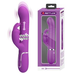 Вибратор-кролик с ротацией PRETTY LOVE Coale фиолетовый, 22.6 х 3.7 см Sex Aura