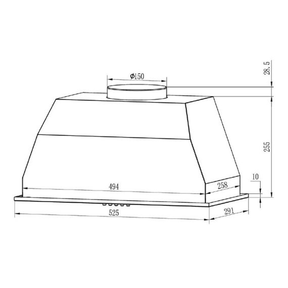 Витяжка Grunhelm GVC 020 I | Зображення 1