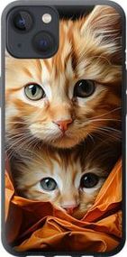 Чохол на iPhone 13 Котики 2 із силікону FCh_008303