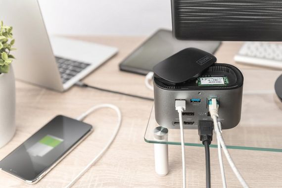 Док-станція Digitus  USB-C, 11 Port, SSD Enclosure (DA-70889) | Зображення 2