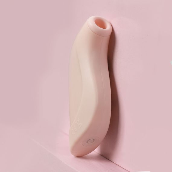 Вакуумний міністимулятор клітора "GALAKU", пудровий Sex Aura | Зображення 1