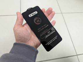 Защитное стекло для Google Pixel 8 Pro / Гугл Пиксель 8 Про, G-Rhino, полное покрытие, 5D, черная рамка