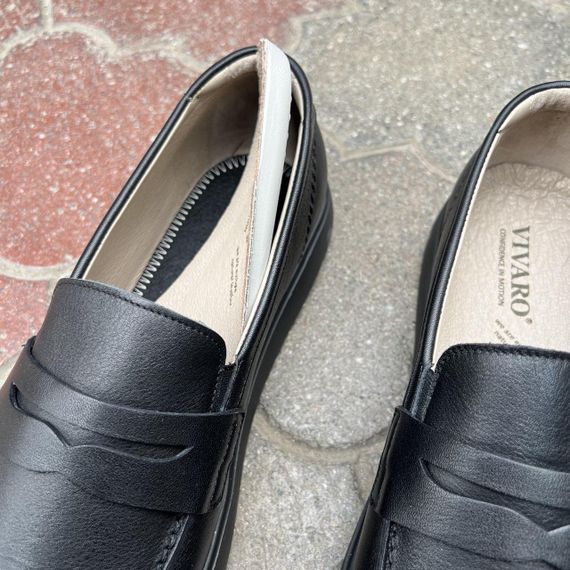 Шкіряні чоловічі лофери на масивній підошві 46 розмір | Зображення 6