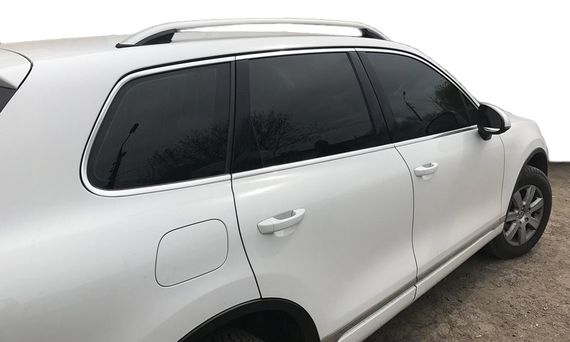 Рейлінги Skyport (сірий мат) для Porsche Cayenne 2010-2017 рр | Зображення 1
