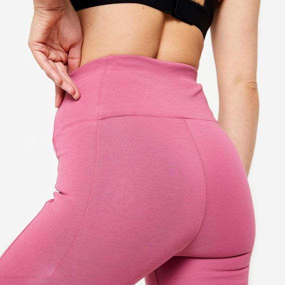 Легінси жіночі для фітнесу з високою талією рожеві - S UA42L31 | Зображення 5