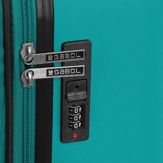 Валіза Gabol Future (S) Turquoise Дорожня валіза для подорожей маленька Міцний дорожній чемодан | Зображення 5