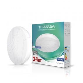 LED світильник настінно-стельовий TITANUM 24W 5000K  Криві лінії