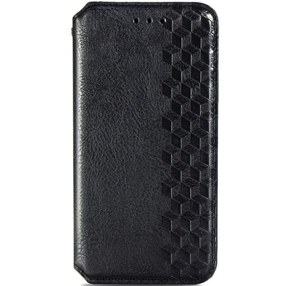 Шкіряний чохол-книжка GETMAN Cubic (PU) для Xiaomi Redmi Note 10 / Note 10s Чорний