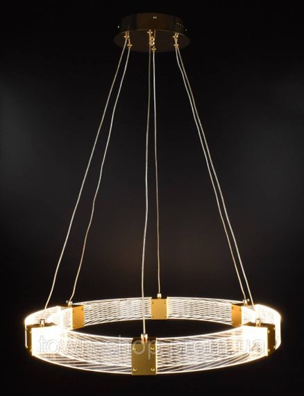 Люстра потолочная LED SGA14-650 Золото 35-150х60х60 см. | Зображення 4