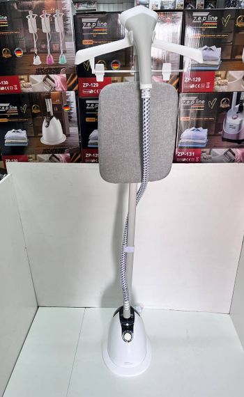 Белый Отпариватель вертикальный для одежды со стойкой Zepline ZP-130 3000W | Зображення 4