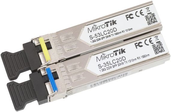 S-35LC20D (S-3553LC20D) 1.25Гб комплект SFP модулів (Rx / Tx) | Зображення 1