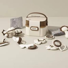 Набір брязкалець та силіконових  гризунців HEORSHE Tiny Rattle