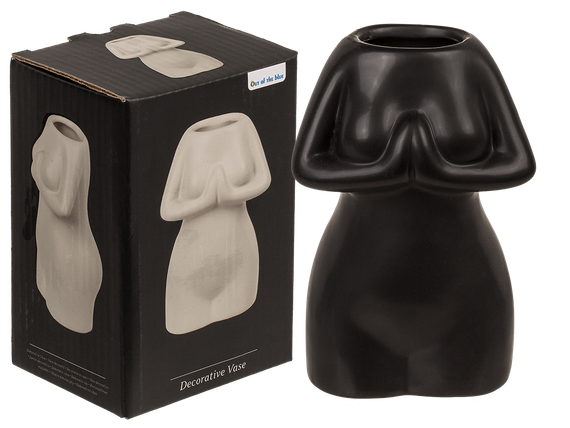 Керамічна ваза Women´s Body Black, 175 мл sexstyle