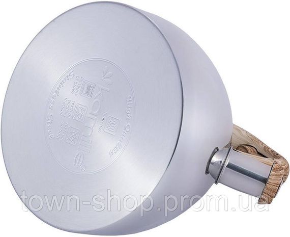 Чайник Kamille Whistling Kettle 2.7л из нержавеющей стали сатин со свистком KM-1090 | Зображення 6