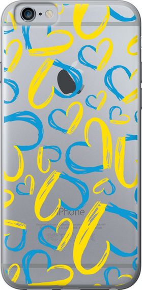 Чехол на iPhone 6s Сердца UA "5292u-90-17620"