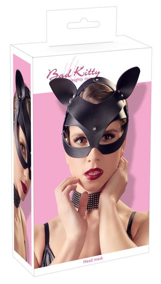 Маска Кішечки Bad Kitty Naughty Toys Head Mask, чорна