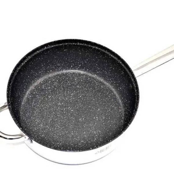 Набор посуды из нержавеющей стали с крышками 12 предметов BN-204