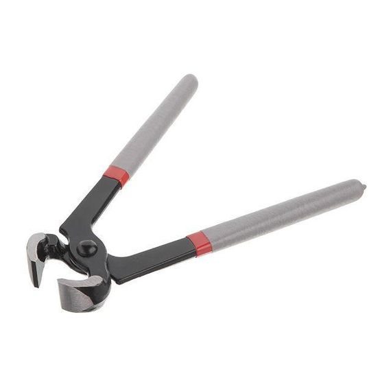 Кліщі торцеві для цвяхів, 200мм, C45, двошарові рукоятки INTERTOOL HT-0166 | Зображення 1