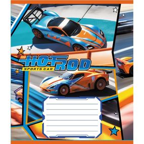 Тетрадь ученическая "Супертрак" 018-530353K-3 в клеточку, 18 листов