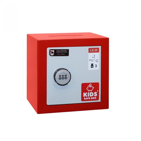Сейф мебельный Griffon LS.20.C KIDS RED копилка | Зображення 2