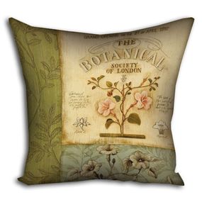Подушка габардинова з принтом Botanical 30x30 (3P_PW049)