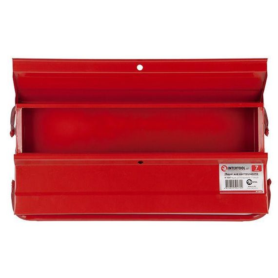 Ящик інструментальний металевий 450 мм, 7 секцій INTERTOOL HT-5047 | Зображення 5