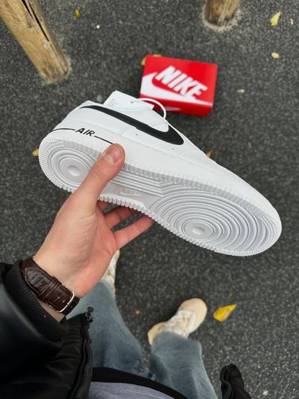 Зимові кросівки Nike Air Force, ТОП якість (low) білі | Зображення 8