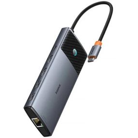 Перехідник HUB Baseus Metal Gleam Series II OS 10in1 (B00061800123-00) Cosmic Black