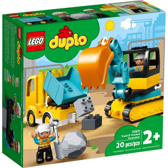 Конструктор LEGO Вантажівка і гусеничний екскаватор (10931) | Зображення 1