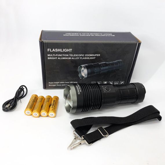Ручний ліхтар Police AK138 WHITE LASER LED PM60-TG із зарядкою USB, що працює від 4х18650 акумуляторів | Зображення 8