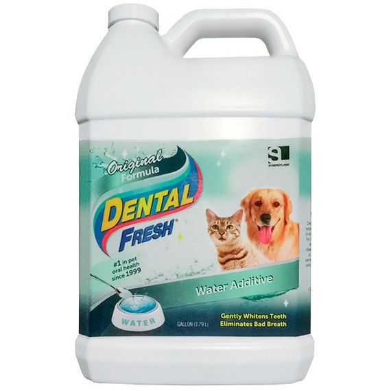 Рідина SynergyLabs Dental Fresh від зубного нальоту та запаху з пащі собак та котів 100 мл