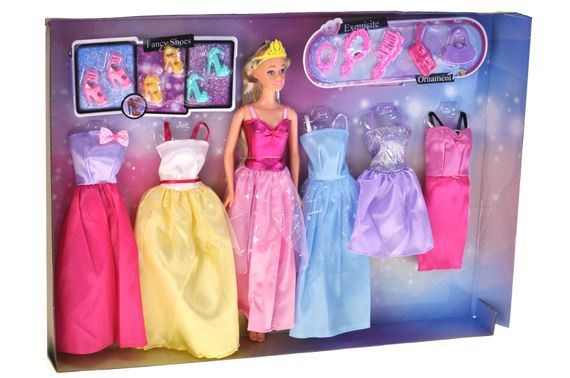 Лялька WG279 з гардеробом, в коробці р.45x5x32 см YG Toys | Зображення 4
