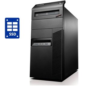 ПК Lenovo ThinkCentre M93p Tower / Intel Core i3-4130 (2 (4) ядра по 3.4 GHz) / 8 GB DDR3 / 500 GB HDD / Intel HD Graphics 4400 / DVD-RW / 280W + Кабель живлення б/в