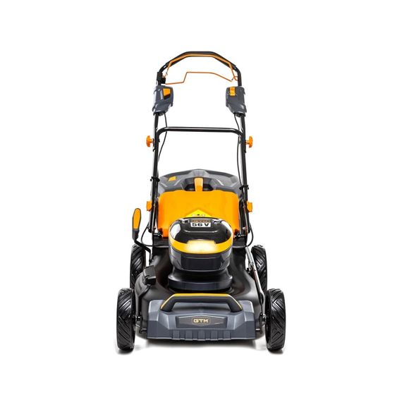 Газонокосарка акумуляторна самохідна GTM LM56/480SP-V (48 см, 25-80 мм, 55 л, BL, GTM 56 В, без акумуляторів та зарядного пристрою) | Зображення 1