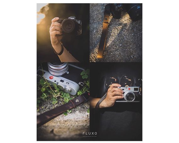 Шкіряний ремінець на руку для фотоапарата Fluxo синій, аксесуари для фотокамери | Зображення 6