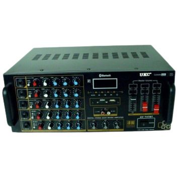 Підсилювач UKC AV-747BT караоке Bluetooth SD/MMC чорний (3294_5143) | Зображення 4