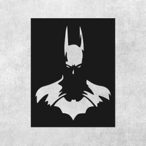 Панно декоративне картина на стіну Бетмен LED 16 кольорів телефон 400х500 acr-p000159