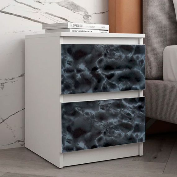 Самоклеюча плівка чорний мармур 0,45х10м SW-00000820 | Зображення 1