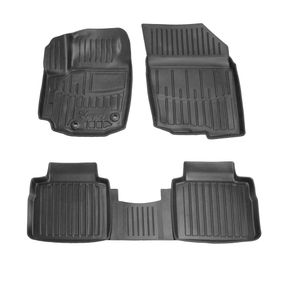 Резиновые Коврики Stingray 3D Hybrid (Комплект 5 шт.) для Suzuki SX4 S-Cross 2021- гг