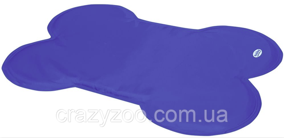 Охлаждающий коврик для собак и котов Nobby Cooling Mat Косточка Синий M 60x45 см 62280